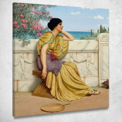 Leisure Hours  John William Godward jwg47 canvas print 