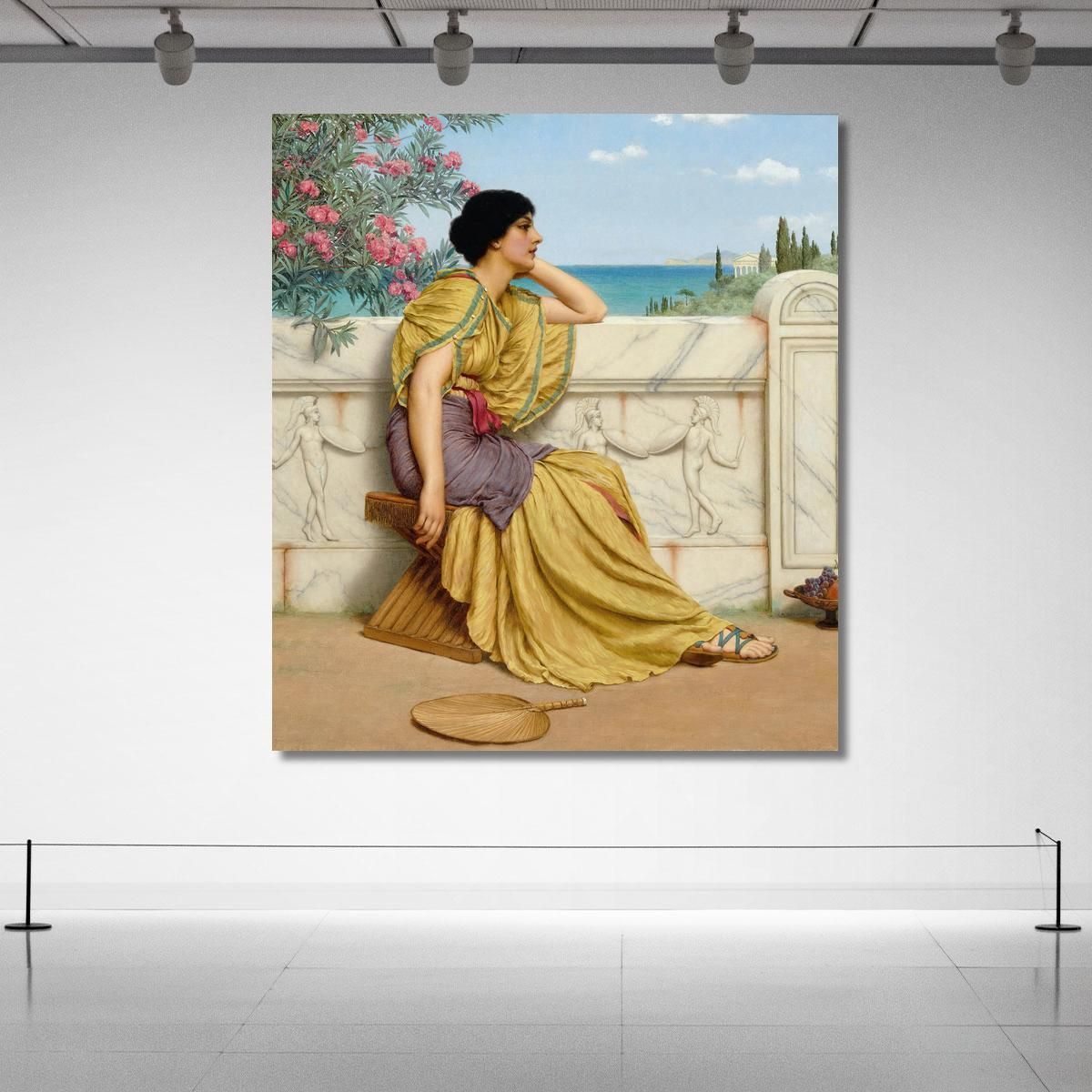 Leisure Hours  John William Godward jwg47 canvas print 
