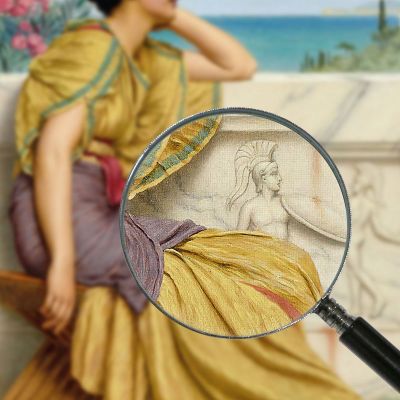 Leisure Hours  John William Godward jwg47 canvas print