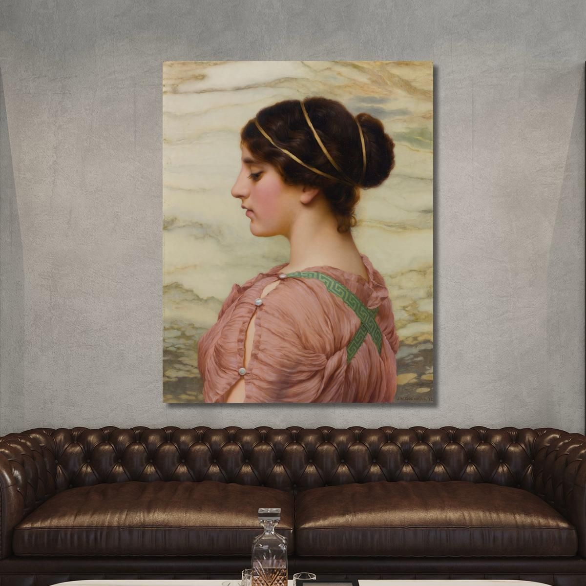 Marcella John William Godward jwg48 canvas print 
