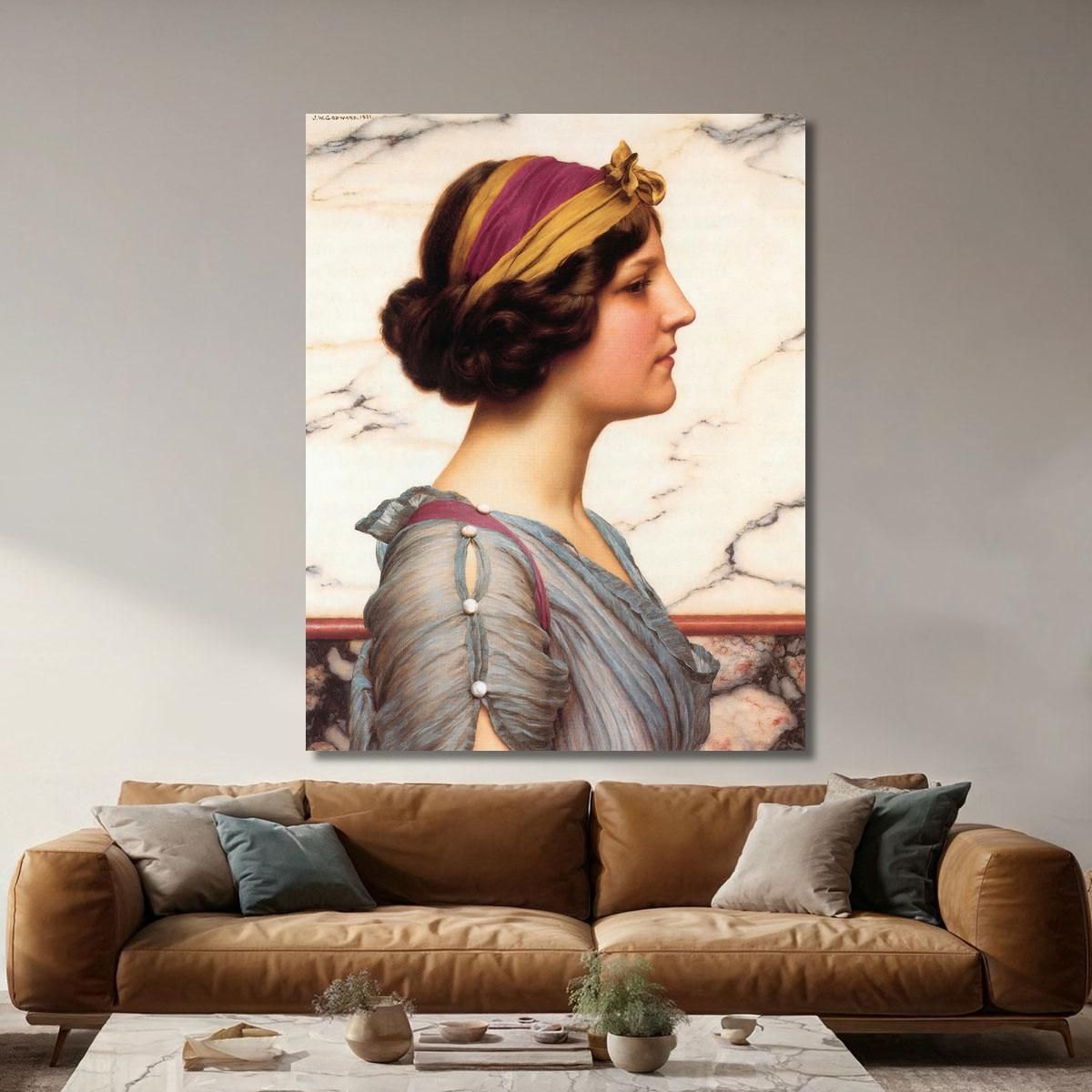 Megilla John William Godward jwg49 canvas print 