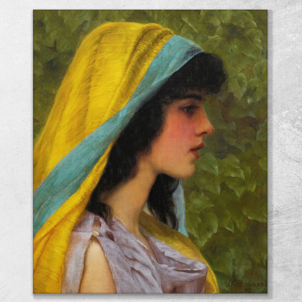 Melissa John William Godward jwg50 canvas print 