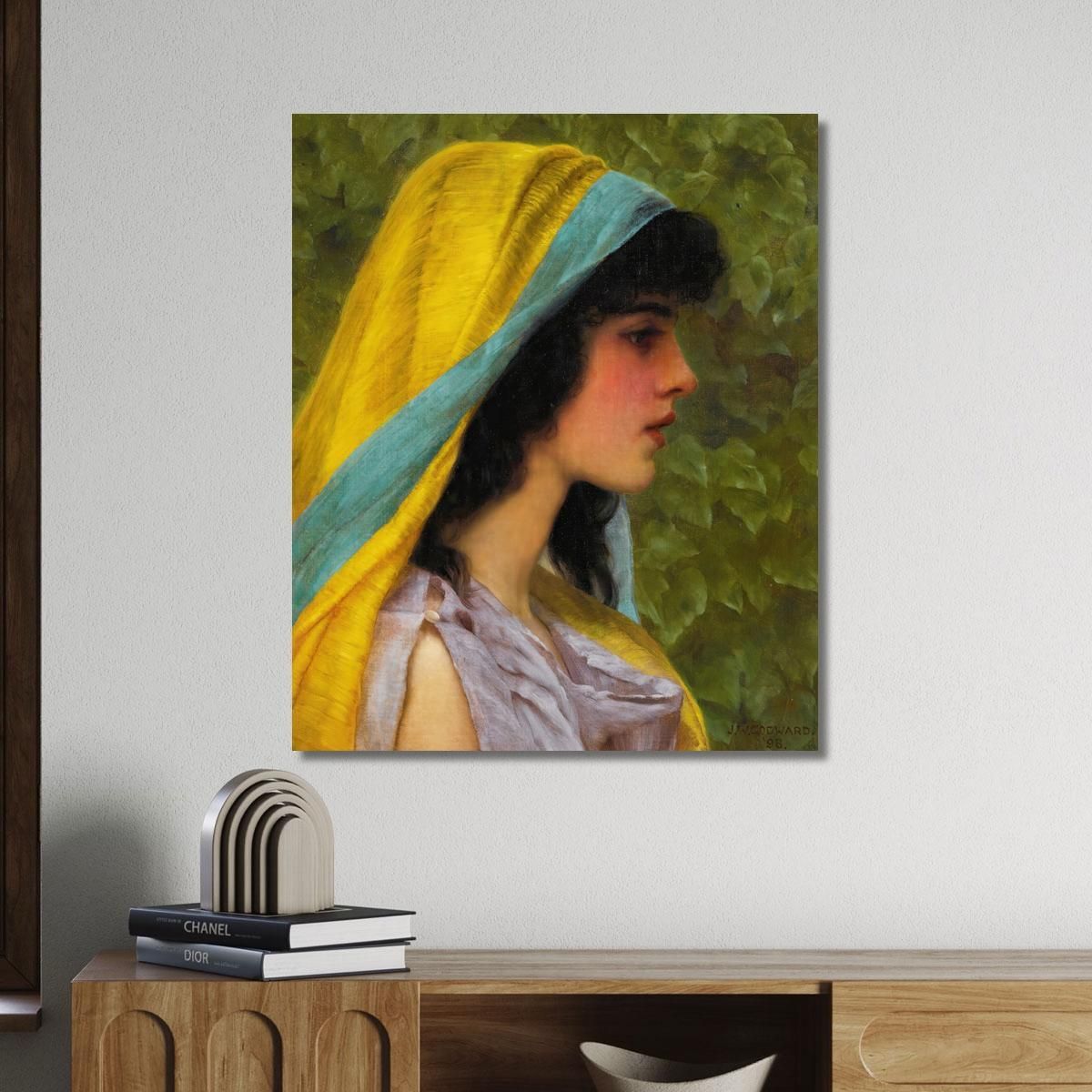 Melissa John William Godward jwg50 canvas print 