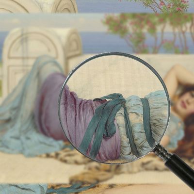 Mischief And Repose John William Godward jwg53 canvas print