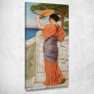 On The Balcony John William Godward jwg55 canvas print 