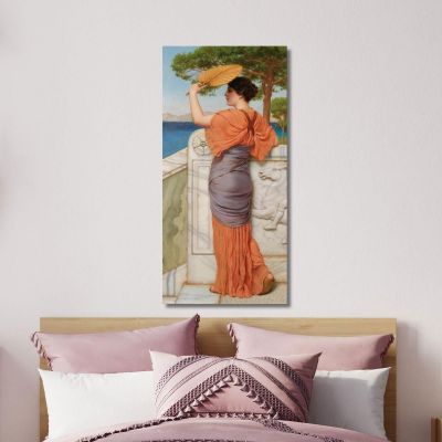 On The Balcony John William Godward jwg55 canvas print 