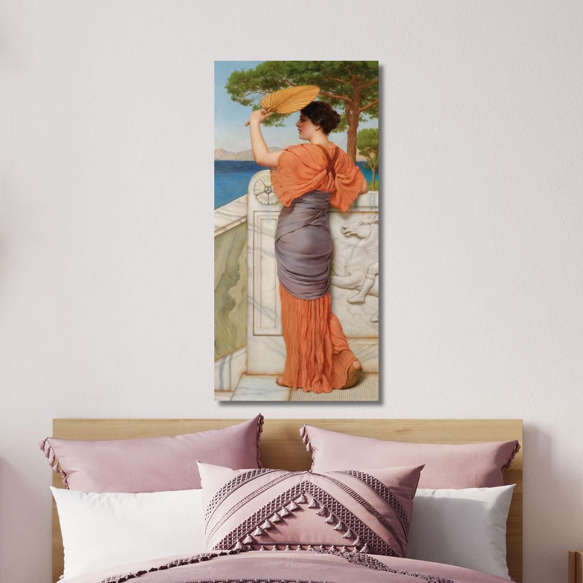 On The Balcony John William Godward jwg55 canvas print 