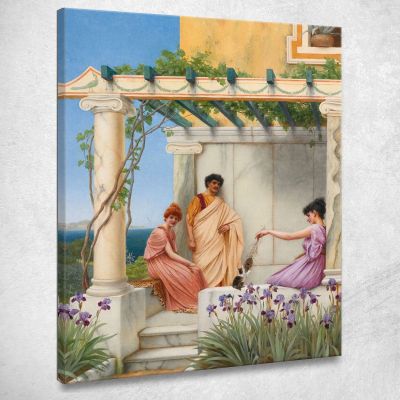 Playtime John William Godward jwg57 canvas print 