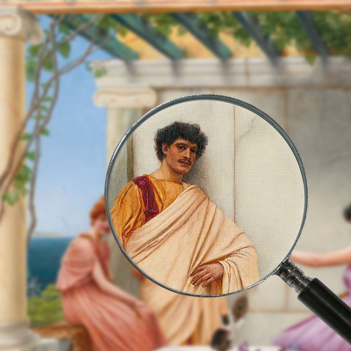 Playtime John William Godward jwg57 canvas print