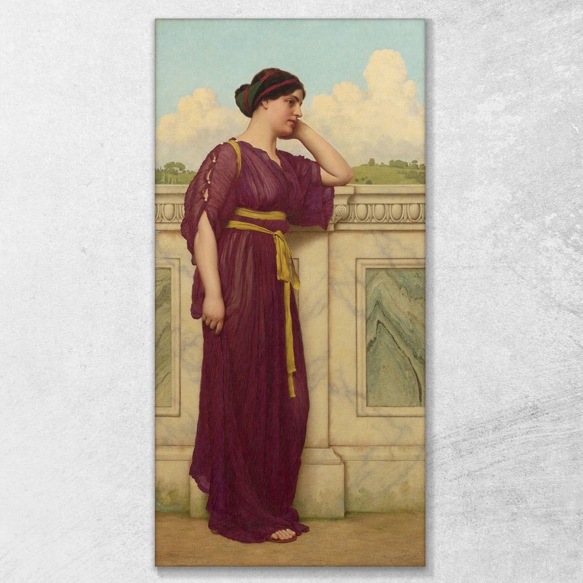 Soft Falls The Eventide John William Godward jwg63 canvas print 