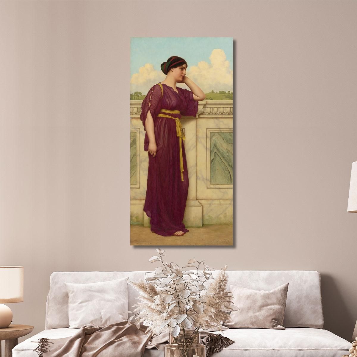 Soft Falls The Eventide John William Godward jwg63 canvas print 