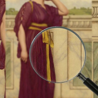 Soft Falls The Eventide John William Godward jwg63 canvas print