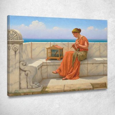 Songs Without Words John William Godward jwg64 canvas print 