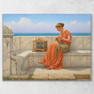 Songs Without Words John William Godward jwg64 canvas print 