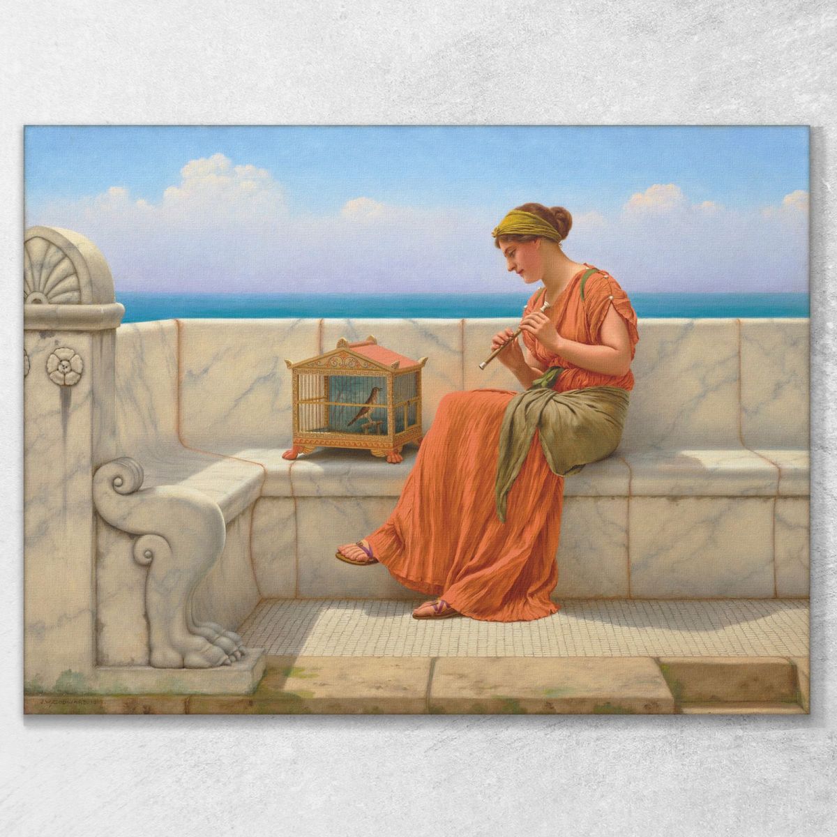 Songs Without Words John William Godward jwg64 canvas print 