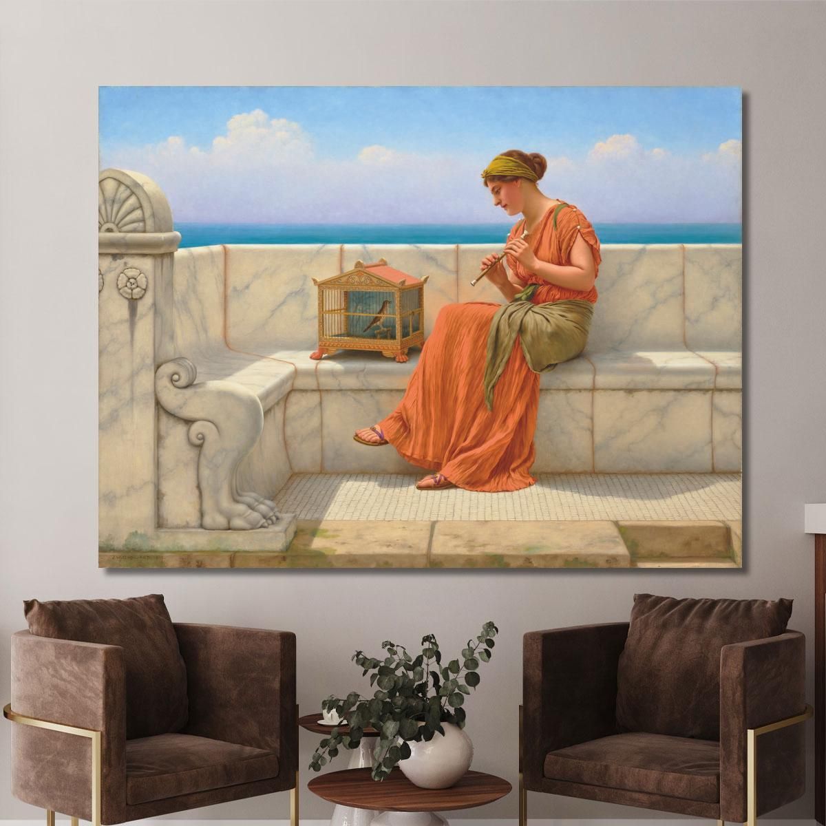 Songs Without Words John William Godward jwg64 canvas print 
