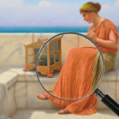 Songs Without Words John William Godward jwg64 canvas print