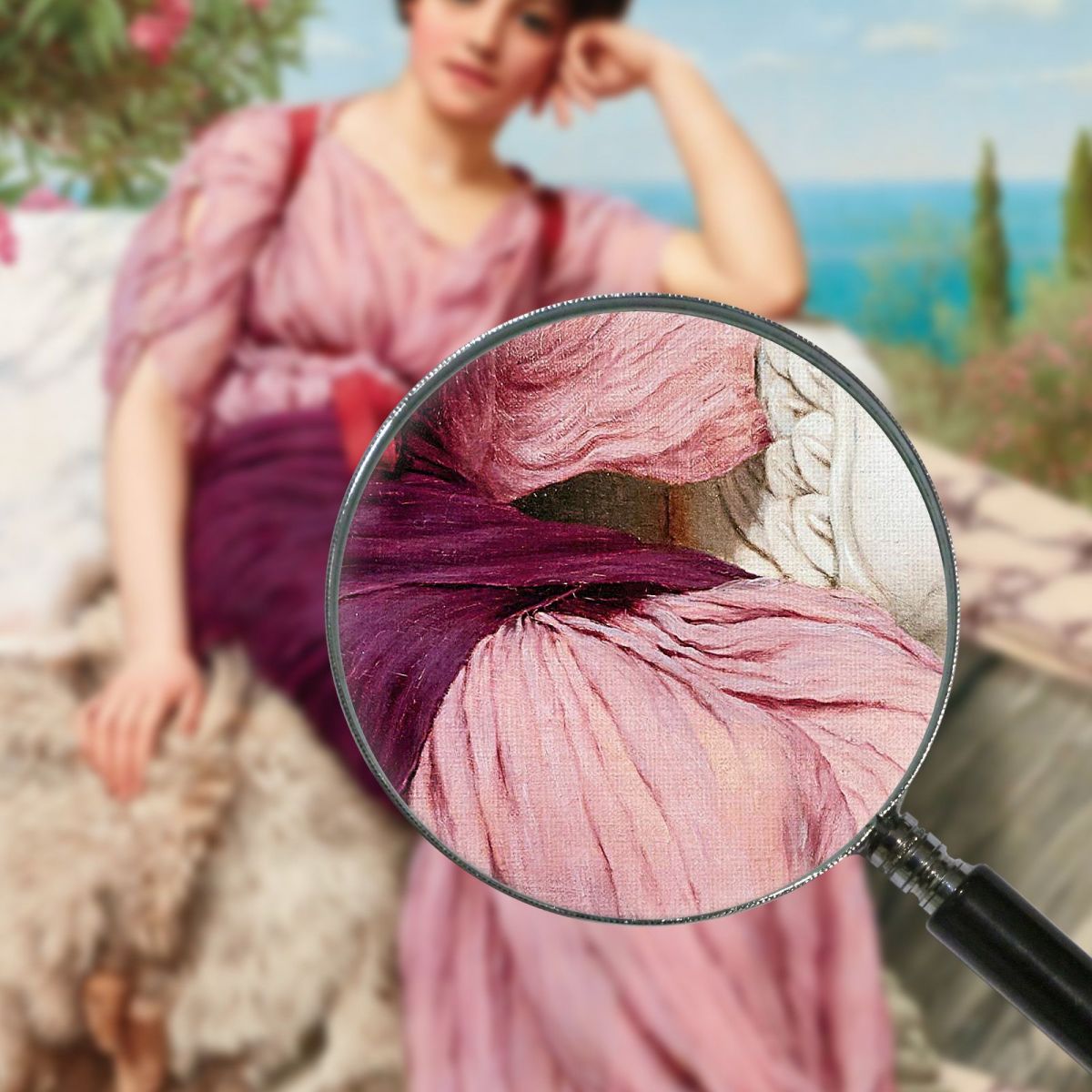 Sweet Dreams John William Godward jwg69 canvas print