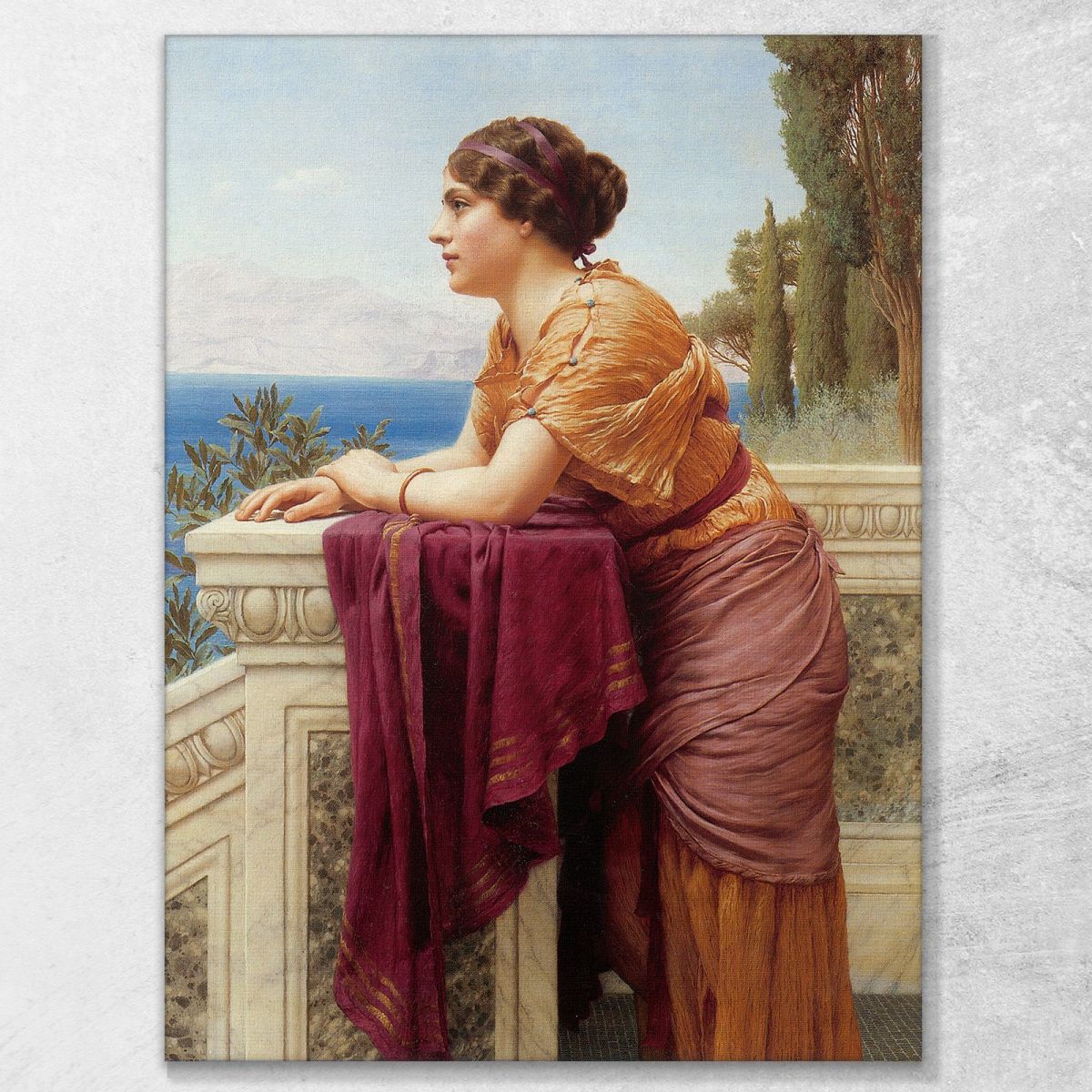 The Belvedere John William Godward jwg71 canvas print 