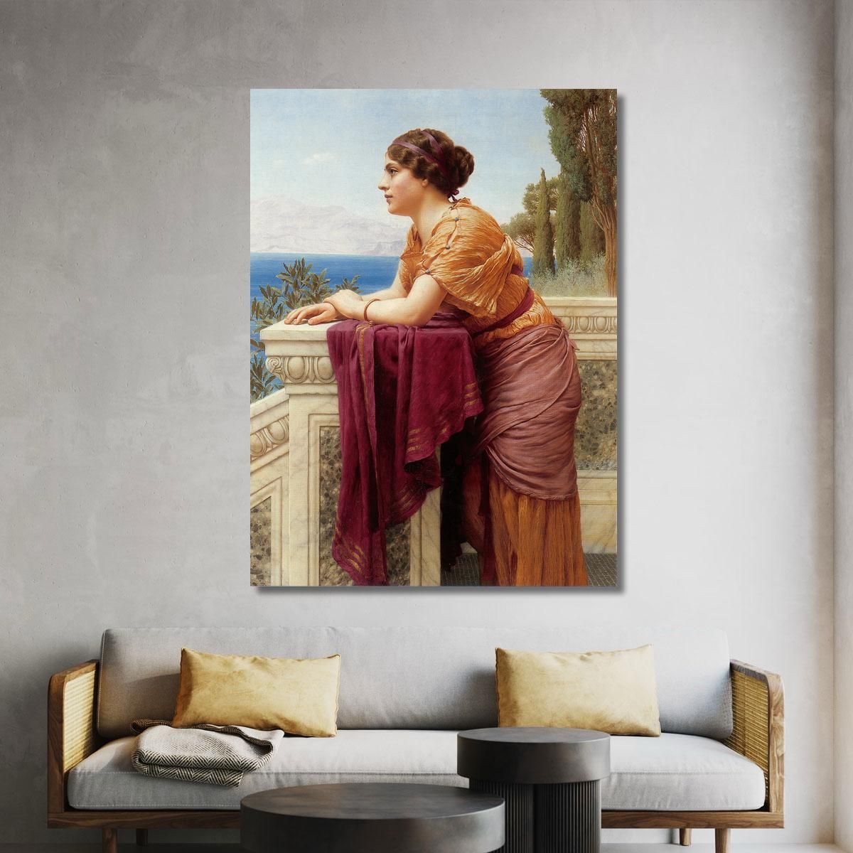 The Belvedere John William Godward jwg71 canvas print 