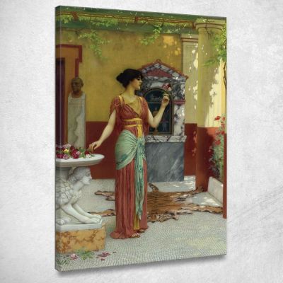 The Bouquet 1899 John William Godward jwg72 canvas print 