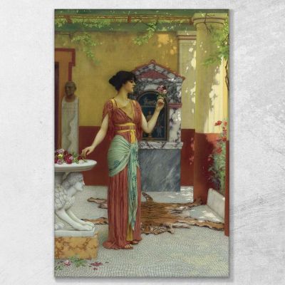 The Bouquet 1899 John William Godward jwg72 canvas print 