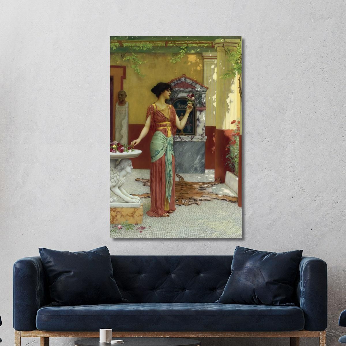 The Bouquet 1899 John William Godward jwg72 canvas print 