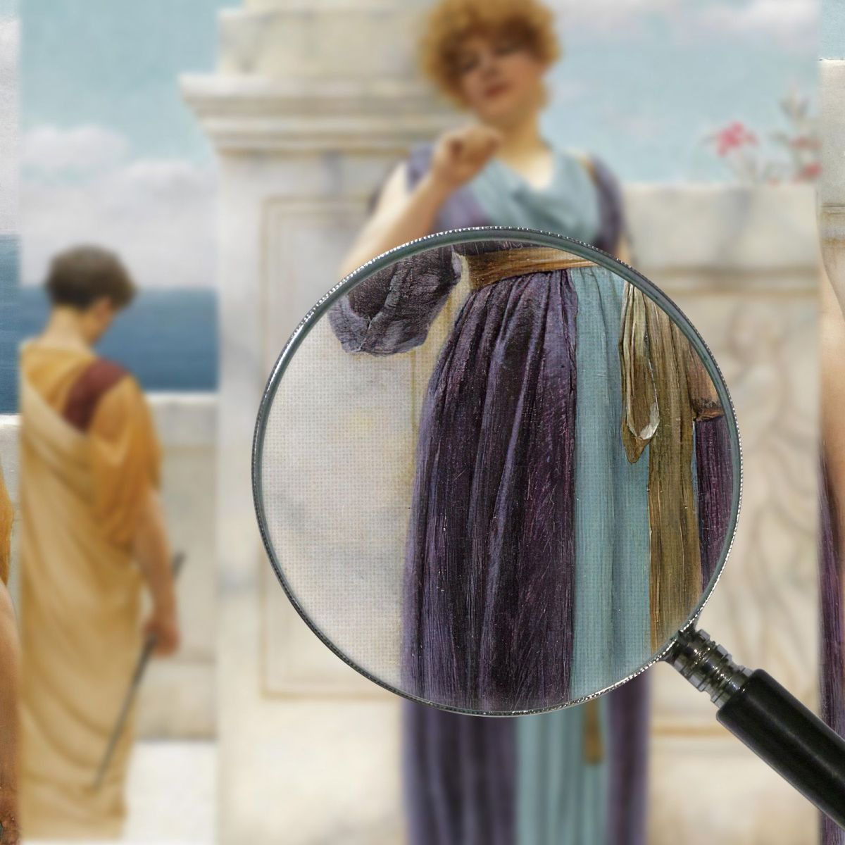 The Engagement Ring 2 John William Godward jwg74 canvas print
