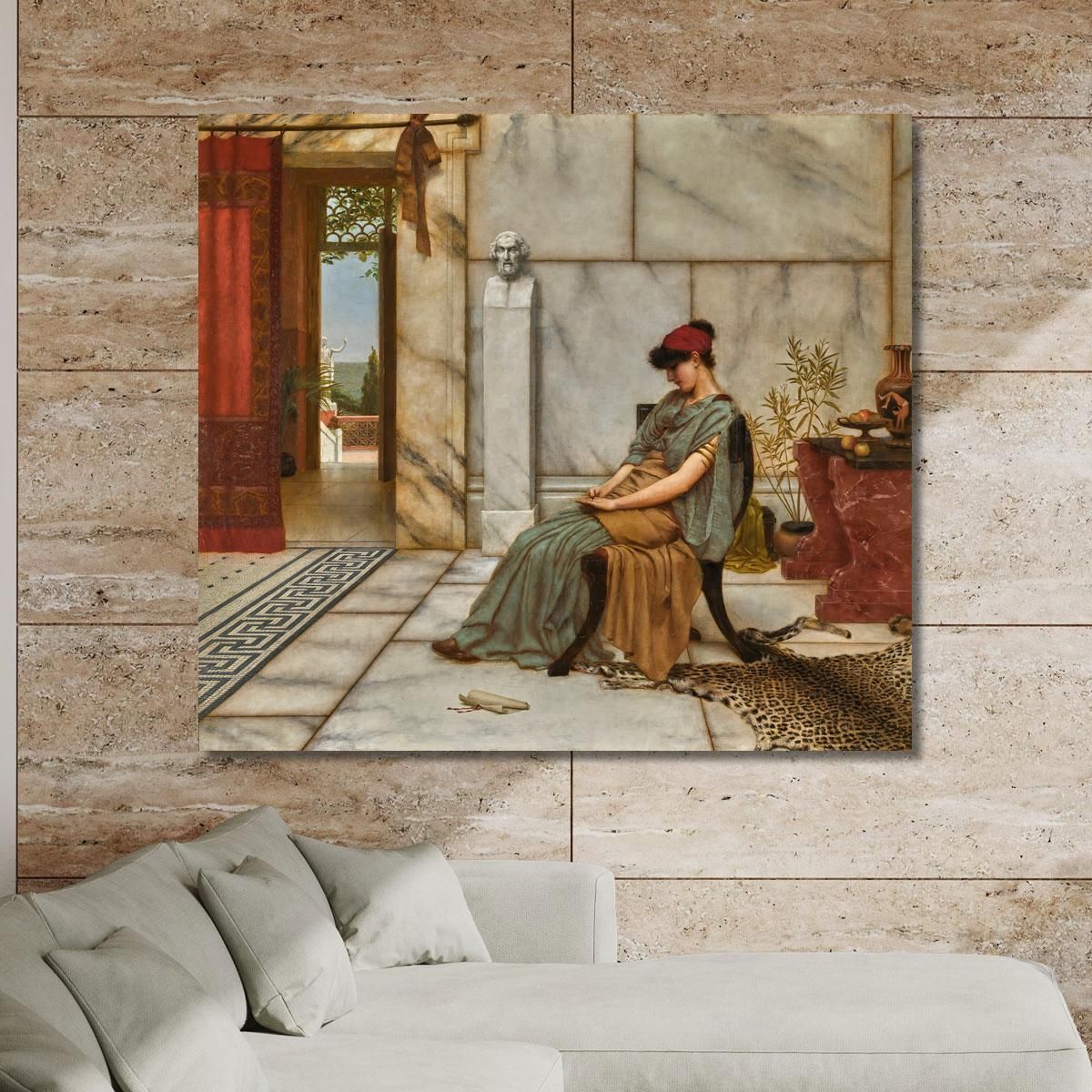 The Engagement Ring John William Godward jwg75 canvas print 