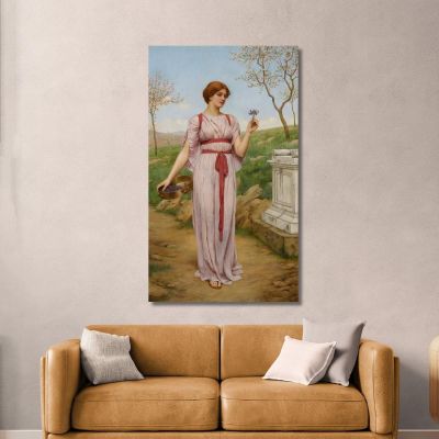 The Posy John William Godward jwg79 canvas print 