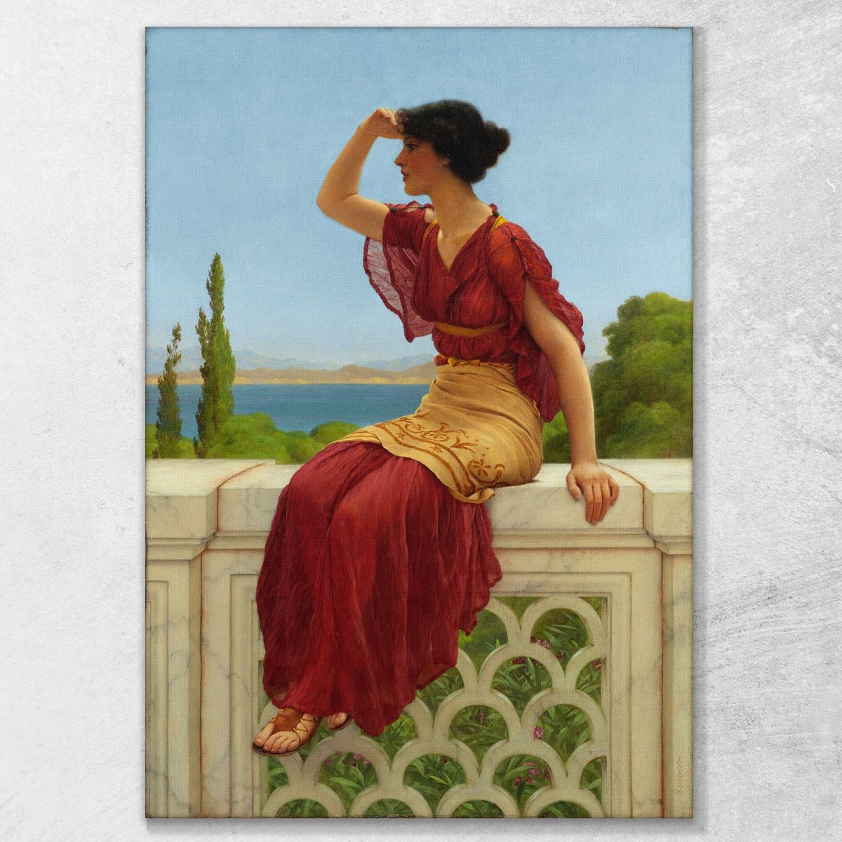 The Signal John William Godward jwg81 canvas print 