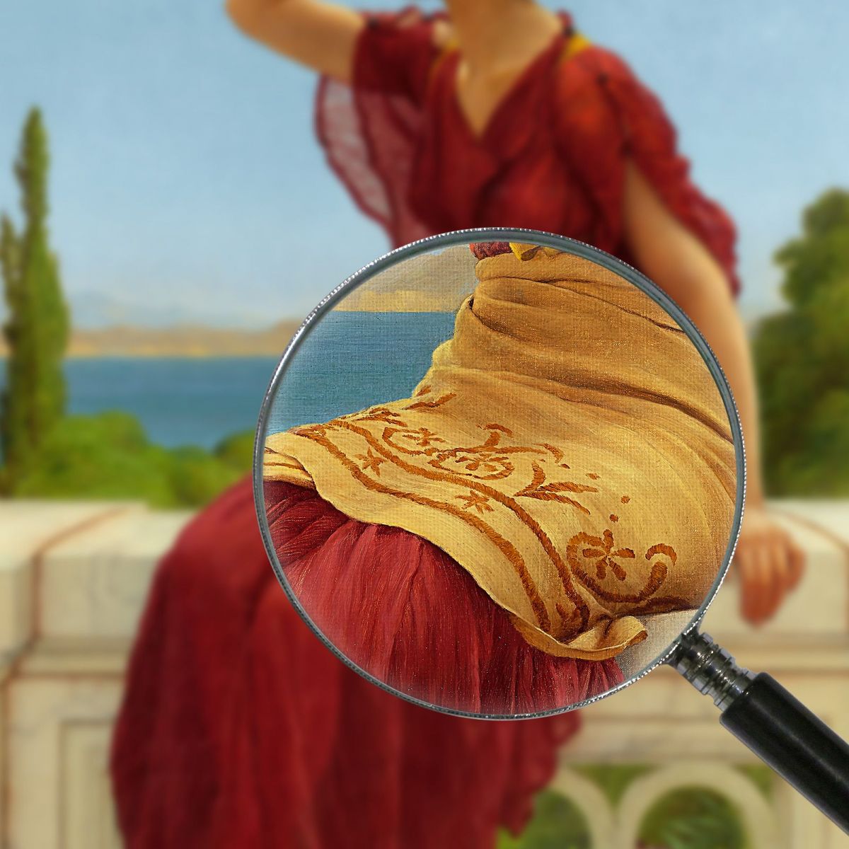 The Signal John William Godward jwg81 canvas print