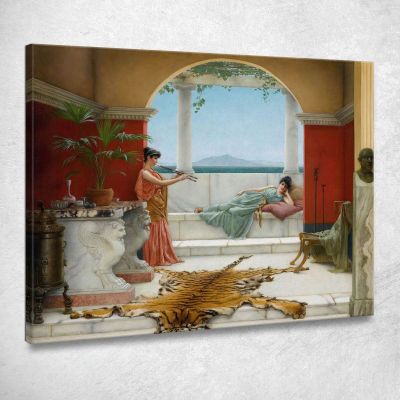 The Sweet Siesta Of A Summer Day John William Godward jwg82 canvas print 