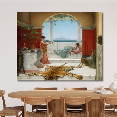 The Sweet Siesta Of A Summer Day John William Godward jwg82 canvas print 