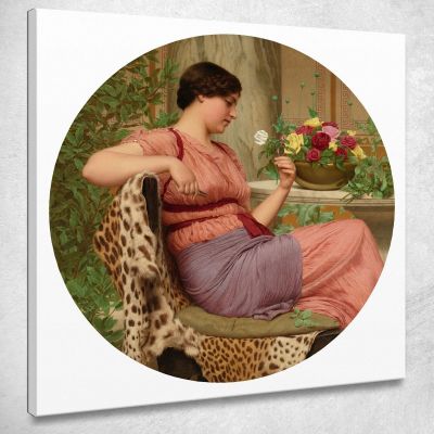 The Time Of Roses John William Godward jwg85 canvas print 