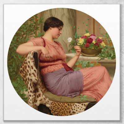 The Time Of Roses John William Godward jwg85 canvas print 