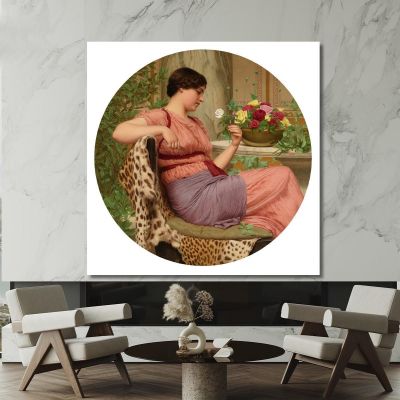 The Time Of Roses John William Godward jwg85 canvas print 