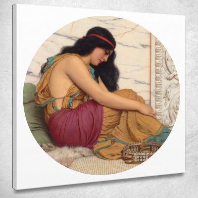 The Tired Danseuse John William Godward jwg86 canvas print 