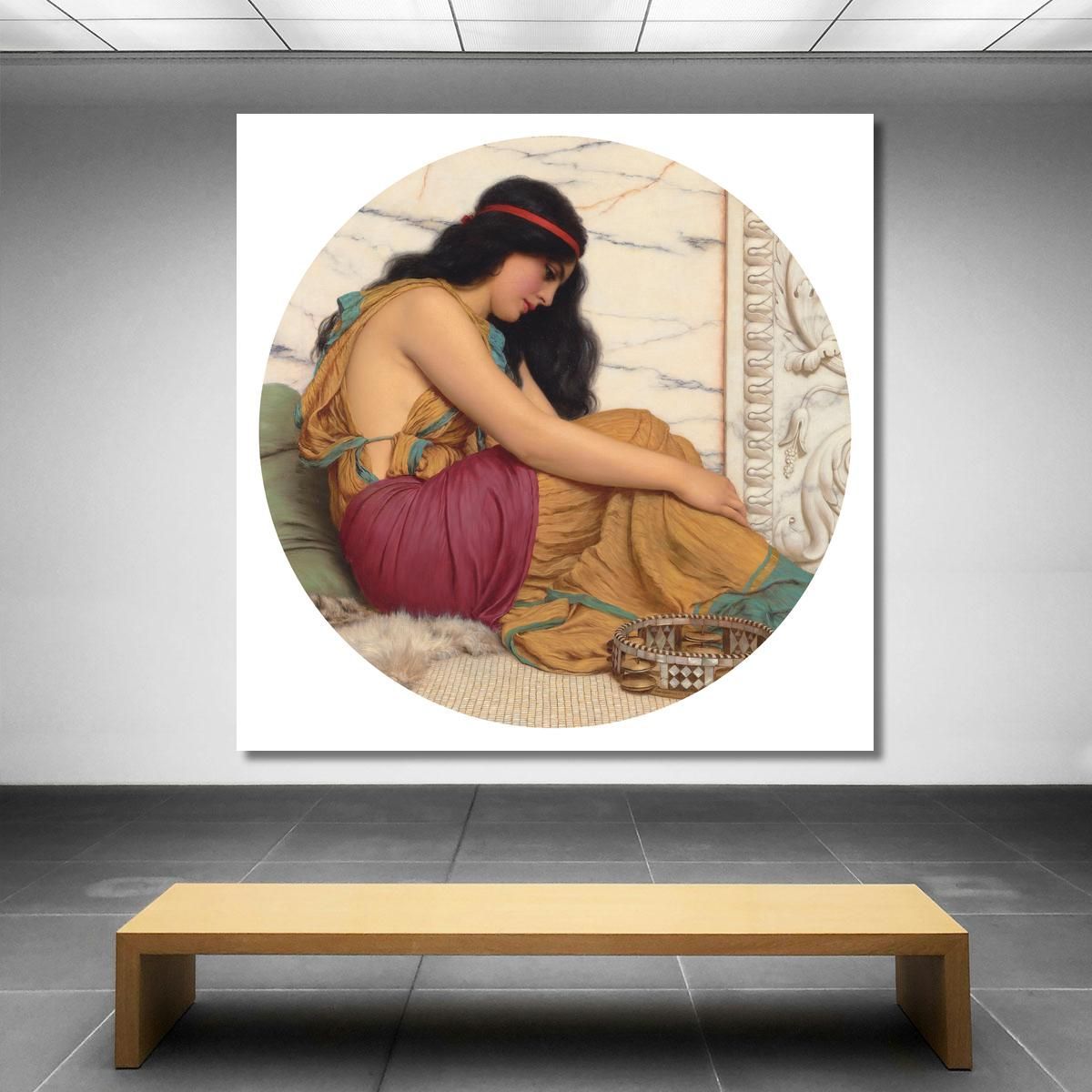 The Tired Danseuse John William Godward jwg86 canvas print 