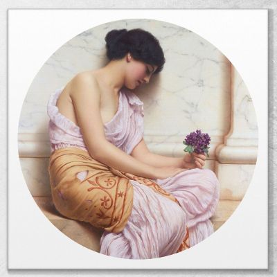 Violets Sweet Violets John William Godward jwg89 canvas print 