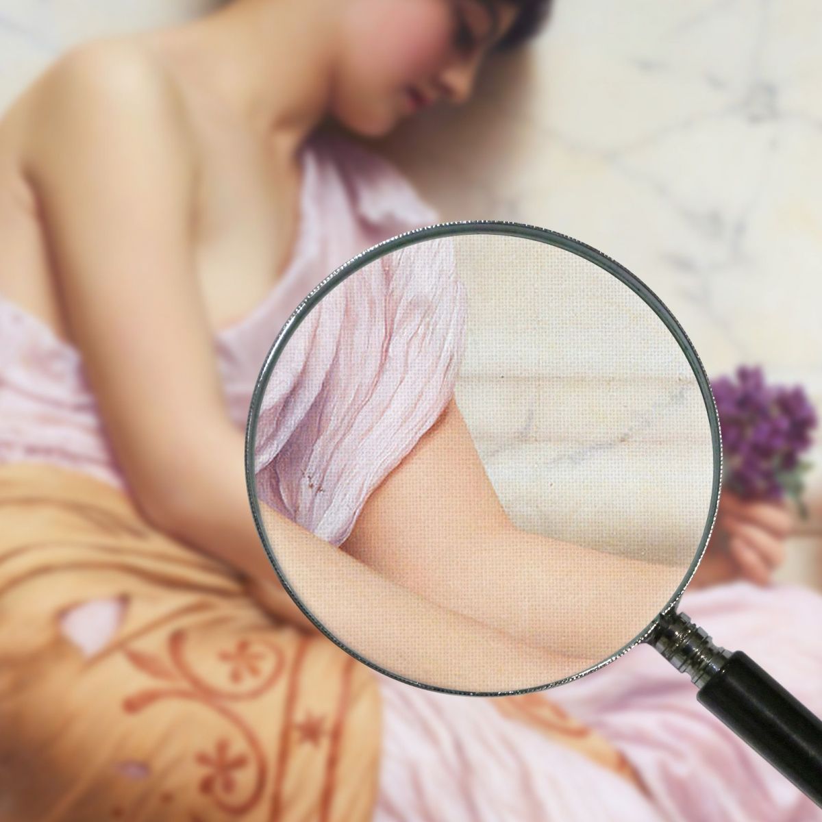 Violets Sweet Violets John William Godward jwg89 canvas print