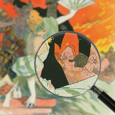 Carnaval 1896 Grand Eve Party Gala Jules Chéret jch20 canvas print