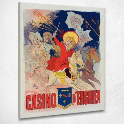 Enghien Casino Jules Chéret jch21 canvas print 