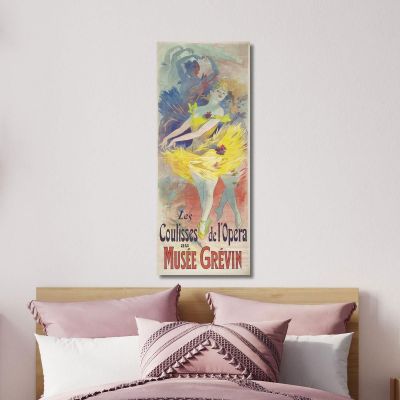Behind The Scenes Of The Opera At The Grévin Museum Jules Chéret jch27 canvas print 