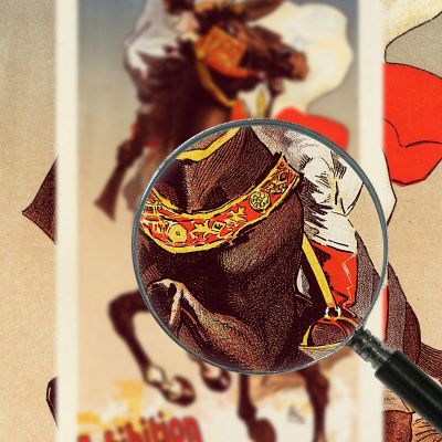 Exhibition Of Arabs From The Sahara Jules Chéret jch33 canvas print