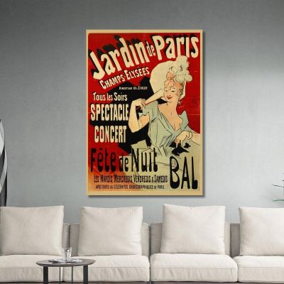 Every Evening Show Concert Jules Chéret jch112 canvas print 
