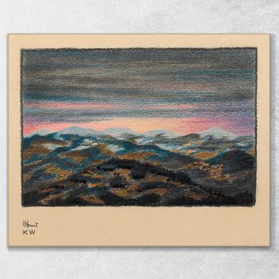 Abend 2 Karl Wiener kwn4 canvas print 