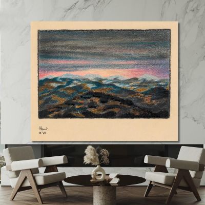 Abend 2 Karl Wiener kwn4 canvas print 