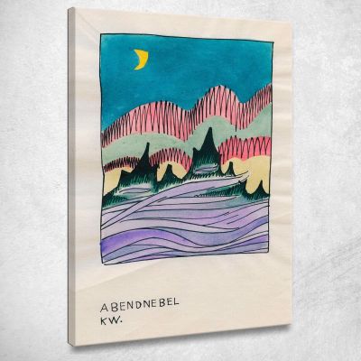 Abendnebel Karl Wiener kwn8 canvas print 