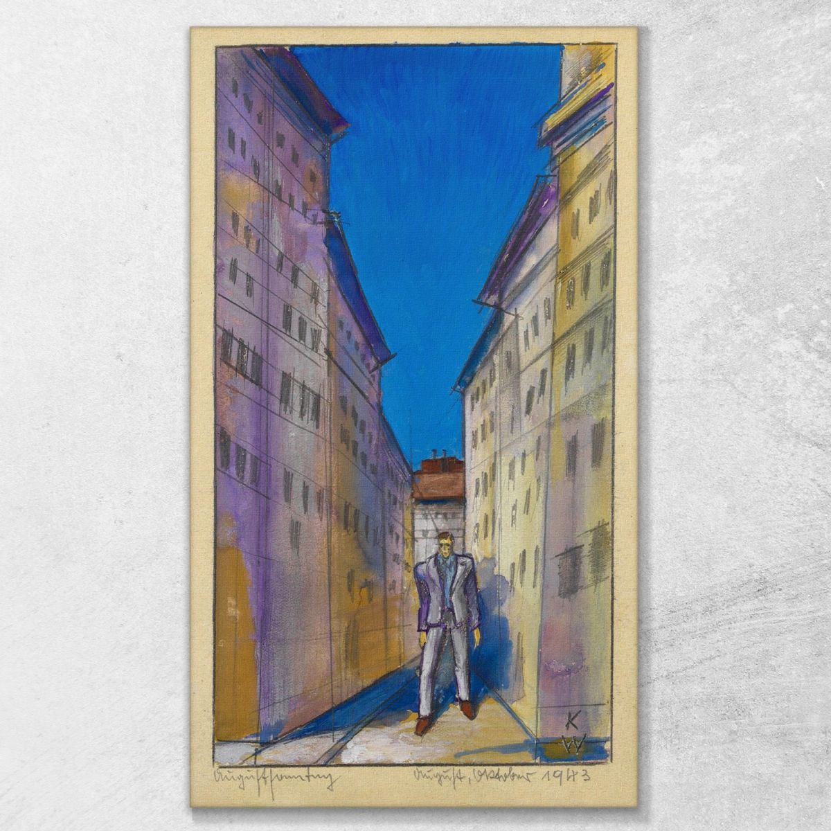 Augustsonntag Karl Wiener kwn35 canvas print 